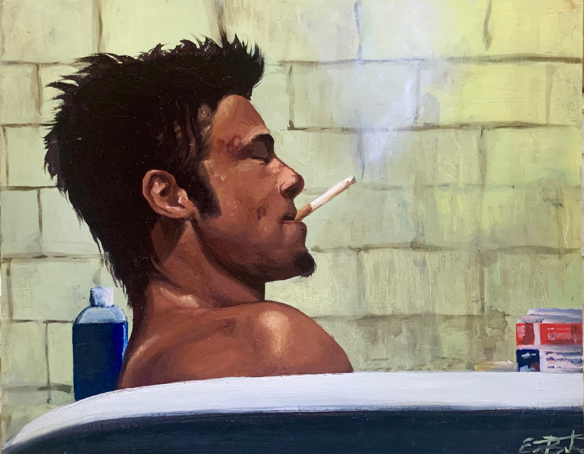 Brad in the Bath